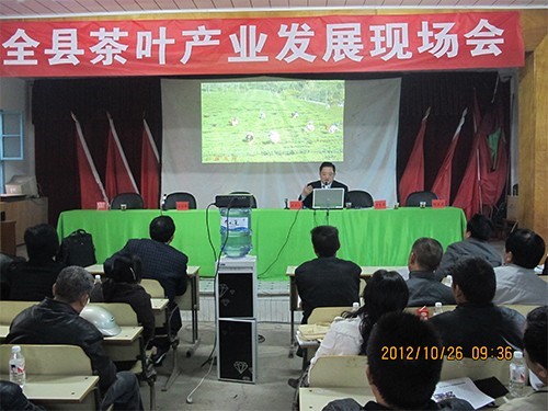 Taoyuan County tea industry development meeting